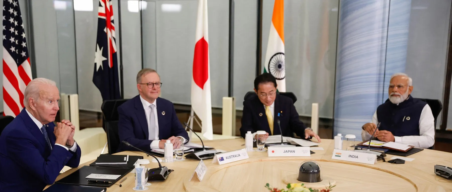 Biden Finalizes China Measures as He Hosts His Final Quad Summit