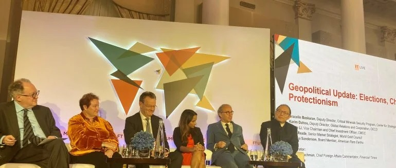 FT Mining Summit: geopolitics is &lsquo;increasingly intermingled&rsquo; with the industry 